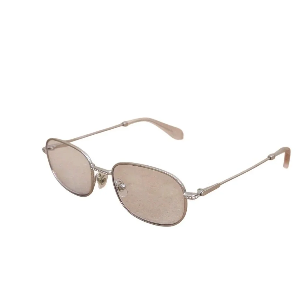 Swarovski Eyeglasses Glasses SK 4001 Polished Silver Crystals 135 52 19 Frame